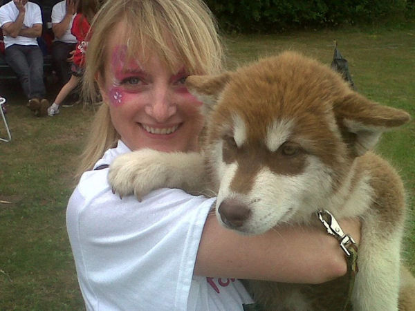 Nichola wheeler alaskan malamute emmerdale artictrail